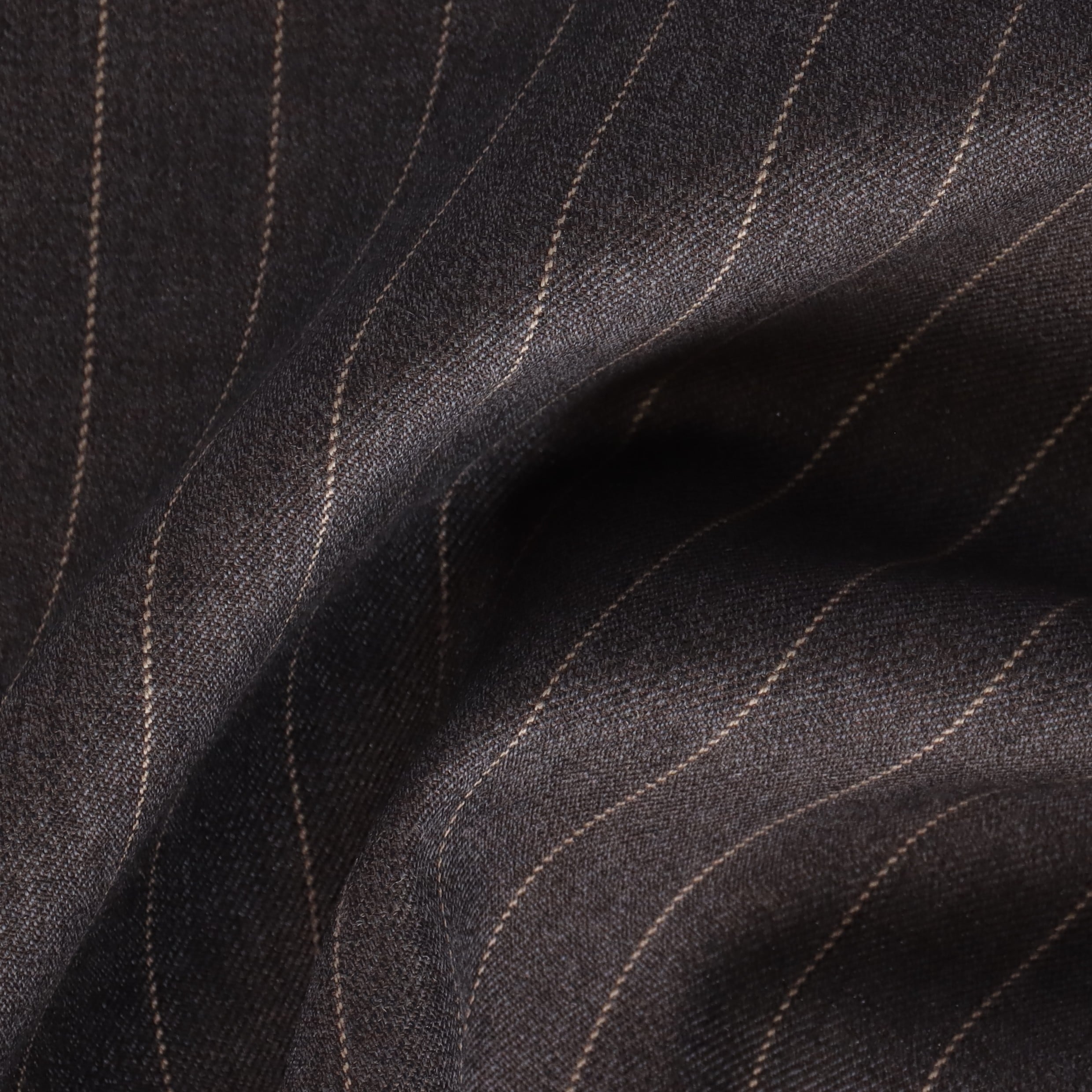 ﾊｲｶｳﾝﾄ撚り杢シャンブレ―ストライプ