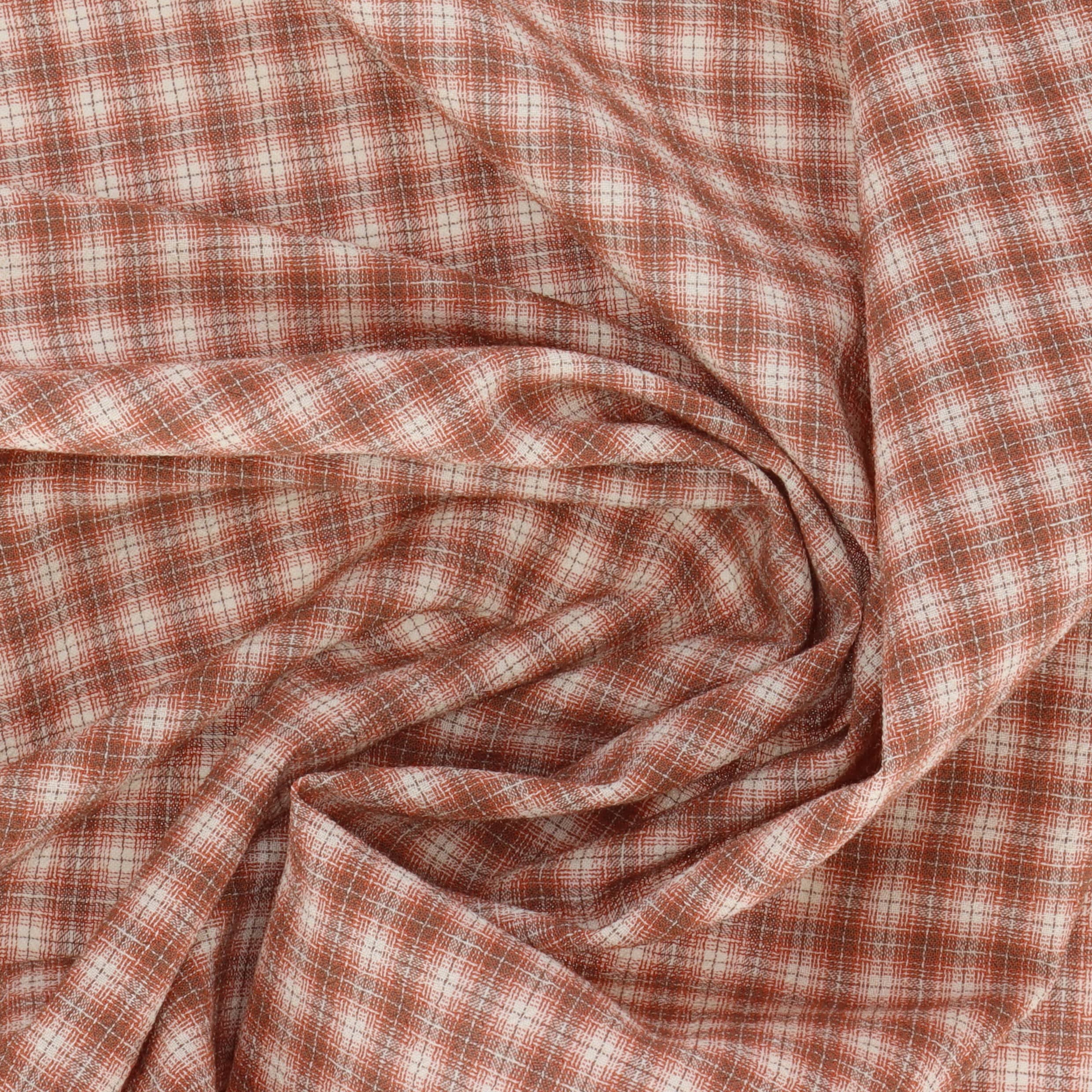 【Techno Wool】 Check Washer