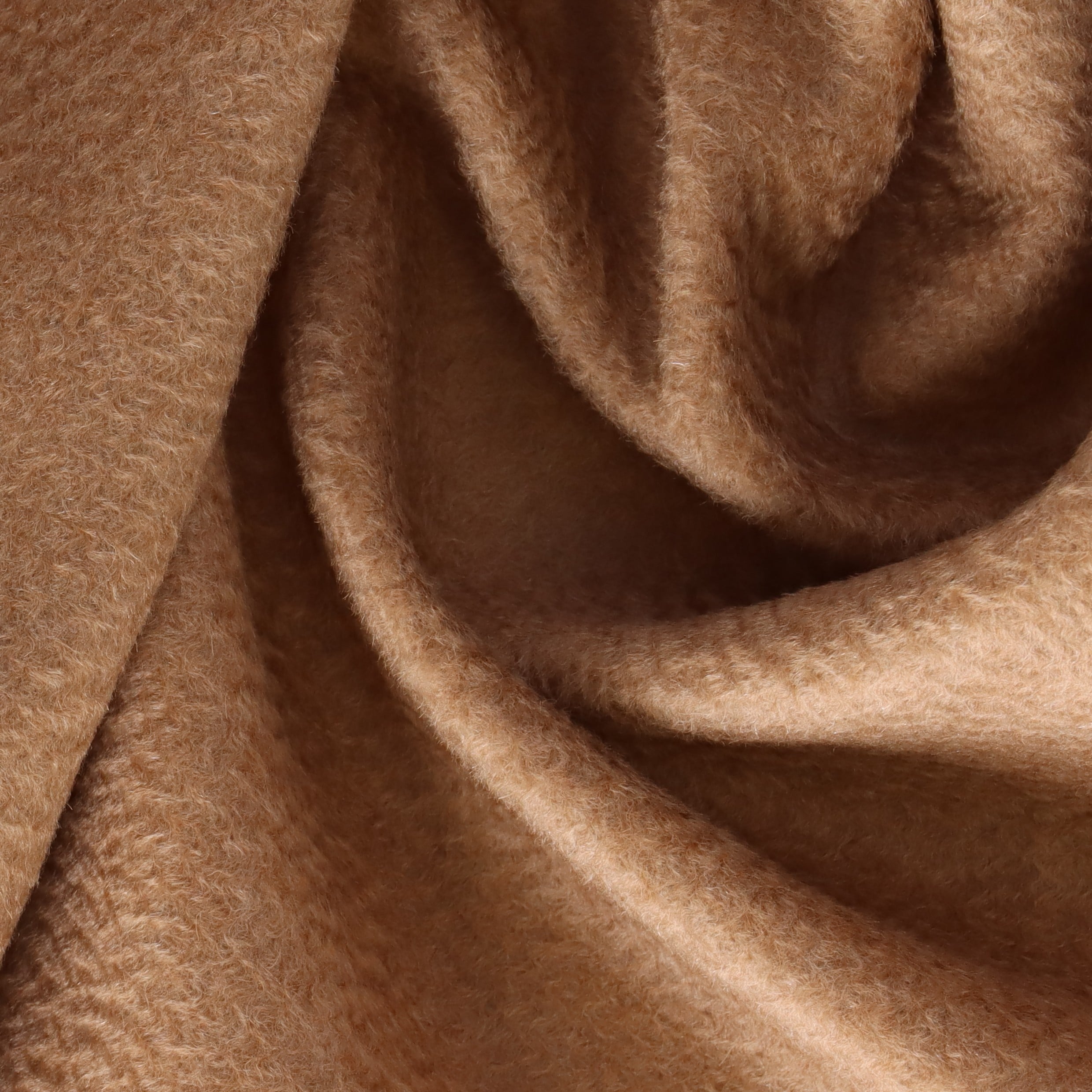 CAMEL/WOOL/NYLON WOVEN FABRIC