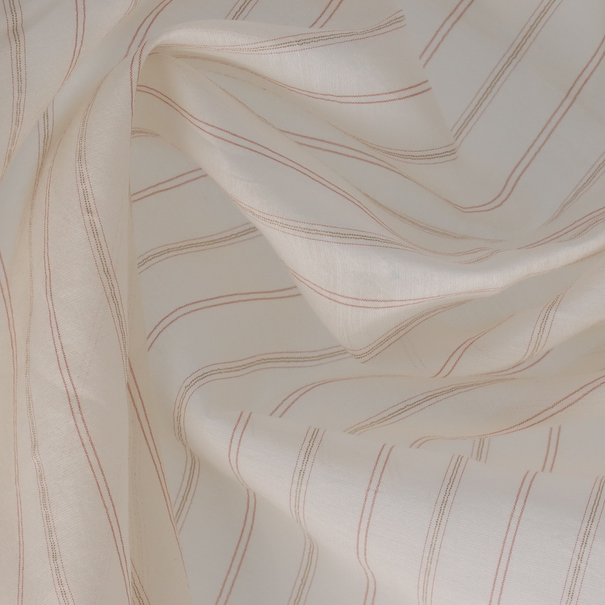 COTTON/SILK STRIPE